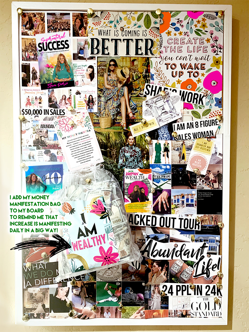 Vision Board Manifestation Book for Black Women: Attract Love